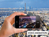 over roof tops of paris augmented reality jigsaw puzzle 1000 pieces ravebnsburger germany