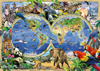 World of Wildlife by howard robinson map 1000 Pieces Jigsaw Puzzle by Ravensburger Puzles Germany #