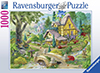 Joseph Burgess' Cottage in Path to West Arbor 1000 Piece Jigsaw Puzzle by Ravensburger Games