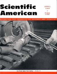 Scientific American April 1947 Magazine Back Copies Magizines Mags