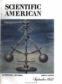 Scientific American September 1952 Magazine Back Copies Magizines Mags