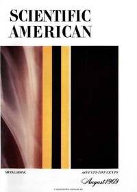 Scientific American August 1969 Magazine Back Copies Magizines Mags