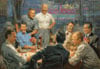grand old gang painted by amdy thomas 500 piece jigsaw puzzle manufactured by suns out
