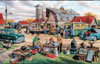 Country Auction painted by Ken Zylla 1000 piece jigsaw puzzle manufactured by suns out