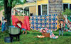 Hide and Quilt painted by Susan Brabeau 550 piece jigsaw puzzle manufactured by suns out