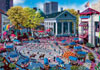 Quincy Market in Boston painted by Alexander Chen 1000 piece jigsaw puzzle manufactured by suns out