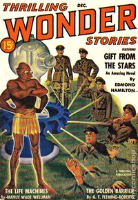 Thrilling Wonder Stories December 1940 Magazine Back Copies Magizines Mags