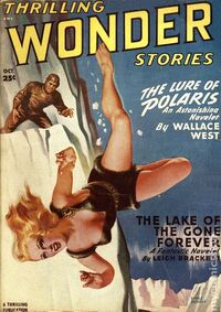 Thrilling Wonder Stories October 1949 Magazine Back Copies Magizines Mags