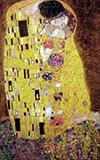 Gustav Klimt's Painting The Kiss 1000 Piece Jigsaw Puzzle made by Trefl Puzzles item number 102918