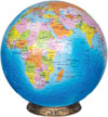 blue marble earthglobe sferical self-support structure model replaica earth builder spec