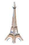 mini 3d puzzle of eiffel tower, rare jigsaw puzz, wrebbit mini puzzle