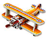 jigsaw puzzle of an old biplane by wrebbit, puzz3d mini puzzle 58 pieces