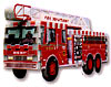 a mini 3d jigsaw puzzle, fire truck, firemen, fire department puzzle, wrebbit