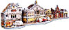 main street stockbridge at xmas, puzz3d wrebbit jigsaw puzzles, rare puzzle, norman rockwell