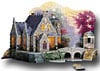 lamplight manor, 3d puzzle manufactured by, wrebbit puzz3d, thomas kinkade