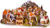 3D jigsaw puzzle, alpine village, wrebbit 3d puzz, rare collector's puzzle