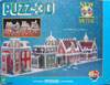 victorian avenue rare 3 dimensional jigsaw puzzel made by wrebbit hasbro puzz-3d foam backed puzzle