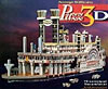 mississippi steamboat, rare 3d jigsaw puzzle by wrebbit, puzz3d