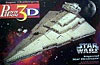 imperial star destroyer 3d jigsaw puzzle by wrebbit, rare star wars puzz3d