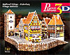 medieval village rothenburg 3d jigsaw puzzle, rare jigsaw puzzle bavarian alps