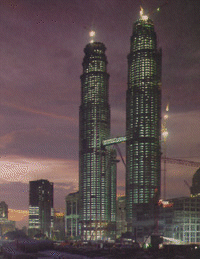[The Petronas Towers]
